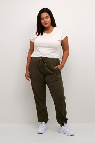 Pants Suiting Loose fit Grape Leaf green