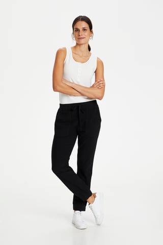 Pants Suiting Relaxed fit Black Deep