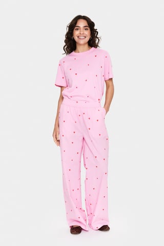 Casual pants Loose fit Bonbon Flame Hearts