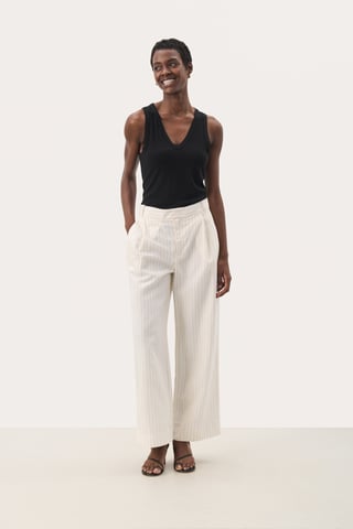 Casual pants Classic fit Whitecap Gray Stripe