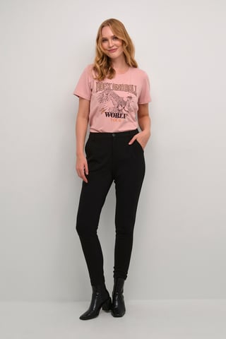 Casual pants Relaxed fit Black