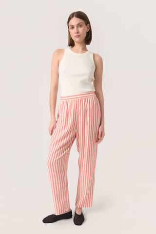 Casual pants Relaxed fit Hot Coral Stripes