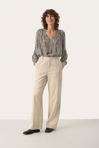 Casual broek Classic fit French Oak beige