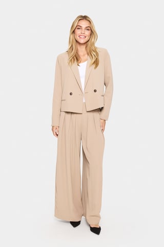 Casual broek Loose fit Crockery beige