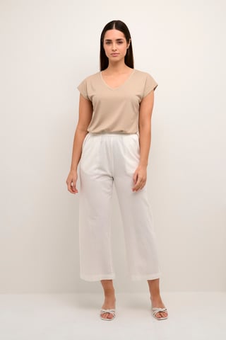 Casual pants Loose fit Chalk