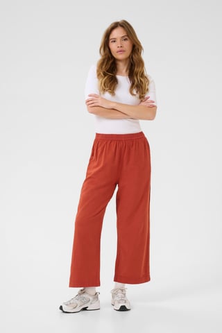 Casual broek Loose fit Picante red