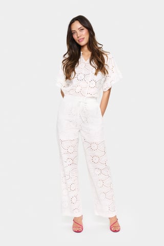 Casual broek Regular fit Ice white