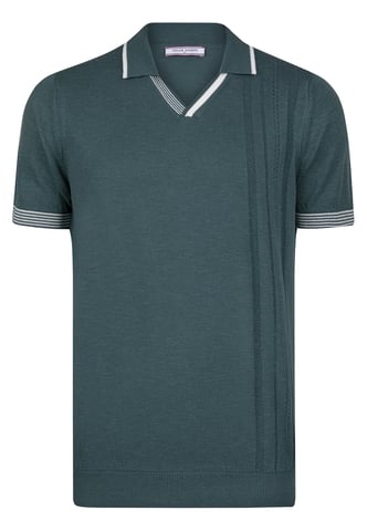 Polo Shirt Short Sleeve Knitted Jersey