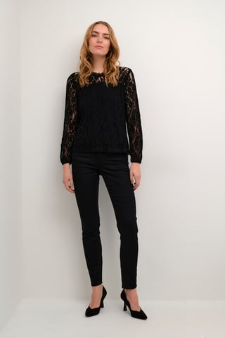 Blouse with short sleeve Regular fit
