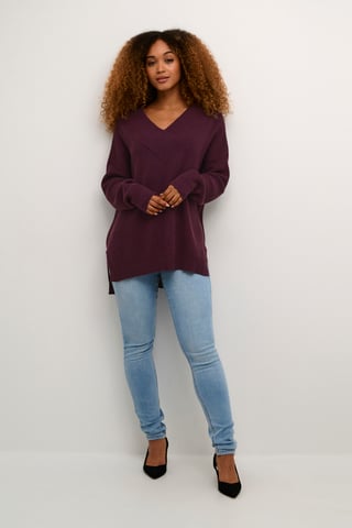 Pullover Oversize fit wine
