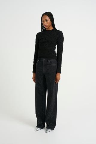 Pullover Slim fit black