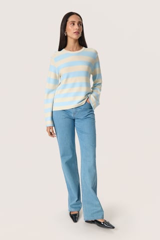 Pullover Loose fit blue white