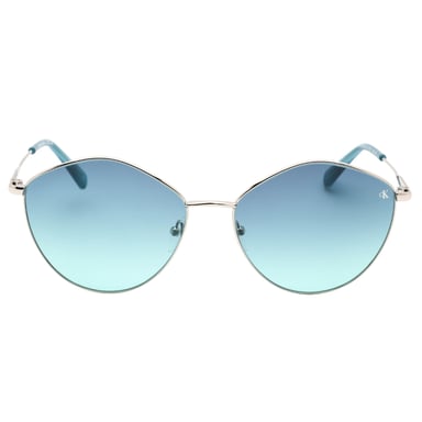 Calvin Klein Blå Gradient Lensed Silver Solglasögon