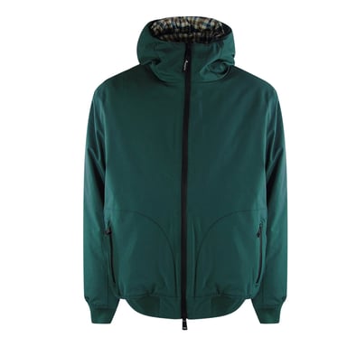 Aquascutum Active Hunter Green Jacket Med Huva