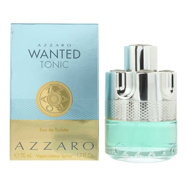 Azzaro Wanted Tonic Eau de Toilette 50ml Spray for Him