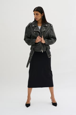 Leather jacket Casual fit