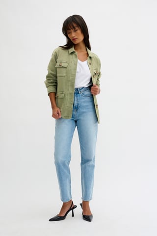 Jas Casual fit olive