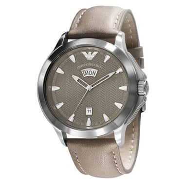 Emporio Armani Mens Watch Quartz silver