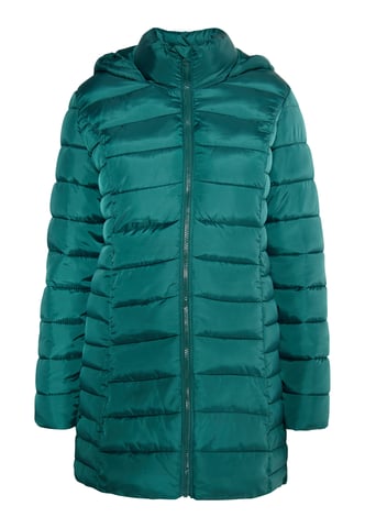 Mymo Light quilted jacket women dark green