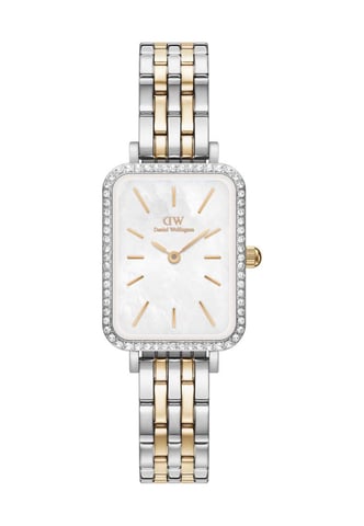 Daniel Wellington DW00100671 Ladies Quadro Lumine Silver 20mm Watch