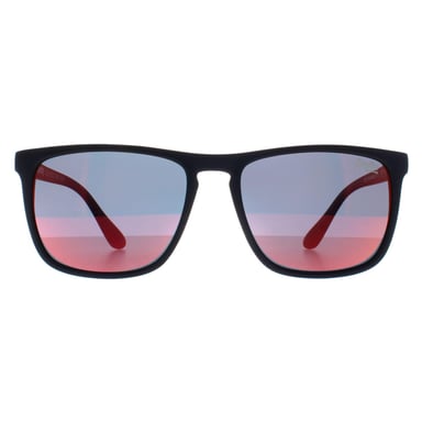 Superdry Rectangle Mens Rubberised Blue Red Mirror Shockwave