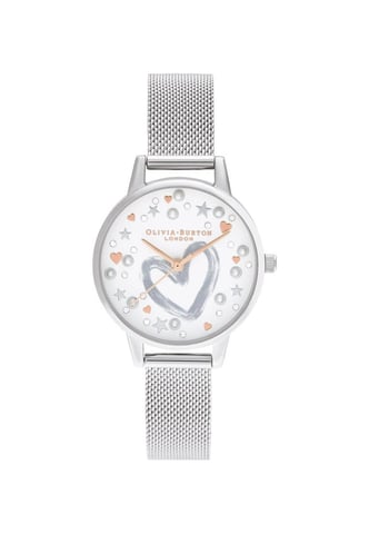 Olivia Burton Dameshorloge Kwarts Roze Goud