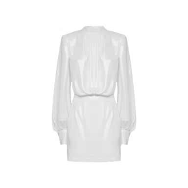 Blanca Vita Abelia Laminated Mini Dress