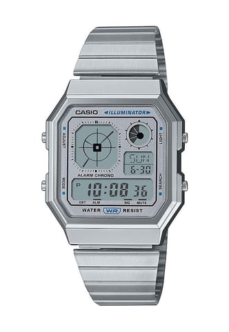 Casio Casio Collection Vintage Unisex Horloge Zilverkleurig A130WE-7AEF