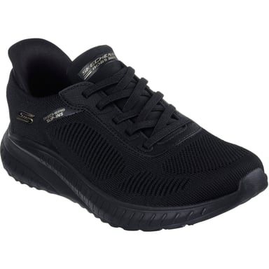 Skechers BOBS Sport Squad Chaos Textiel Dames Zwarte Sneakers