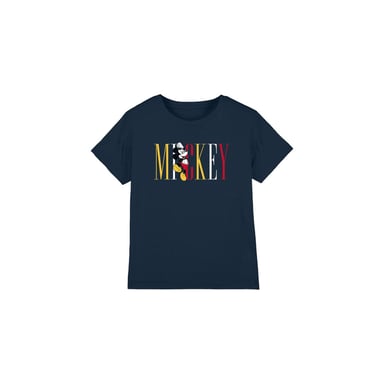 Disney Childrens/Kids Mickey Mouse Multicolour Name T-Shirt (Navy)