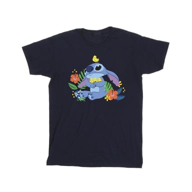 Disney Boys Lilo & Stitch Birds T-Shirt (Navy Blue)