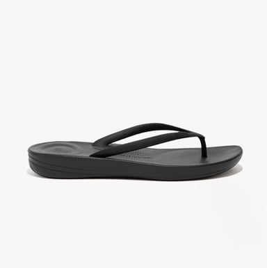 Fitflop Iqushion Dames Slippers Alle Zwart