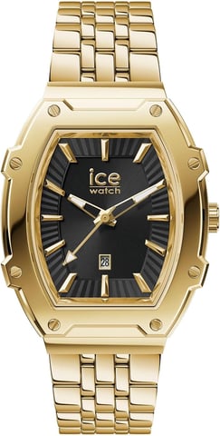 Ice Watch Ice Boliday - Black - Full Steel Shiny Dames Horloge Goudkleurig 024970