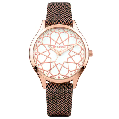 Bergson Horloge Ocean BGW8621RL34 Pink