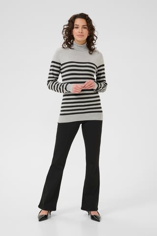 KAlizza Striped Roll Neck Slim fit
