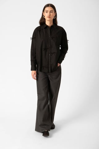 SLJoa Bow Shirt LS Loose fit