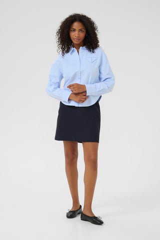 Overhemd met lang mouwen KAosita Loose fit blue