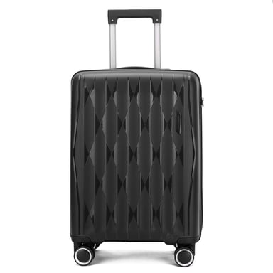 Robust kabinväska i hårt skal, 37,5 x 20,5 x 55 cm, TSA-godkännande, lämplig för Easyjet, Ryanair, Wizzair