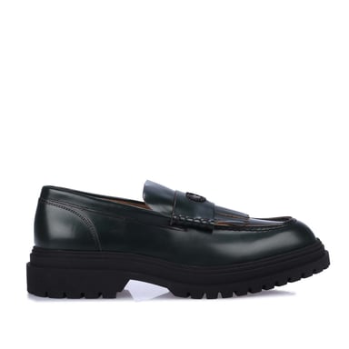 Men's Fred Perry Leather Loafers in Green