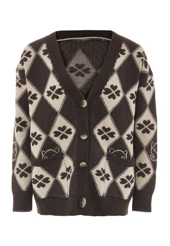 Mymo Vest vrouwen taupe/gebroken wit