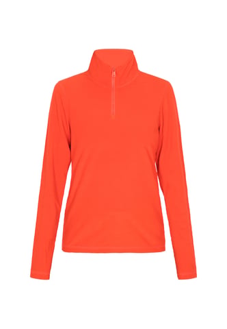 Mymo Fleece trui vrouwen oranje
