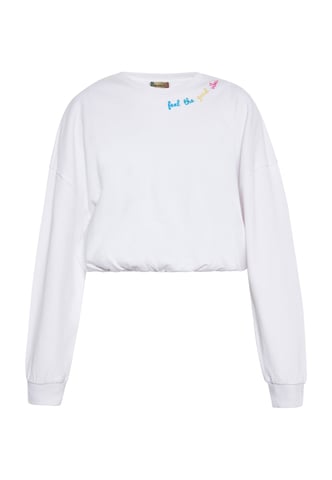 Mymo Sweatshirt vrouwen wit