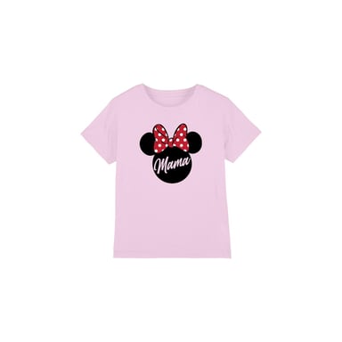 Disney Childrens/Kids Mama In Ears Minnie Mouse Mothers Day T-Shirt (Pink)