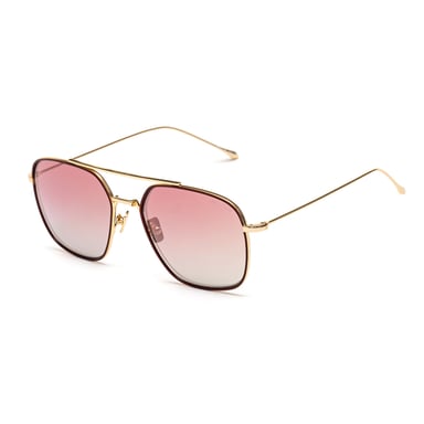 Lunettes de soleil homme Belstaff OUTLAW-II-BURGUNDY-W doré ø 58 mm