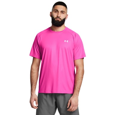 Heren-T-shirt Under Armour Tech Emboss in Roze