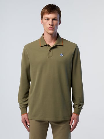 North Sails Polo overhemd Lange mouwen met logokraag