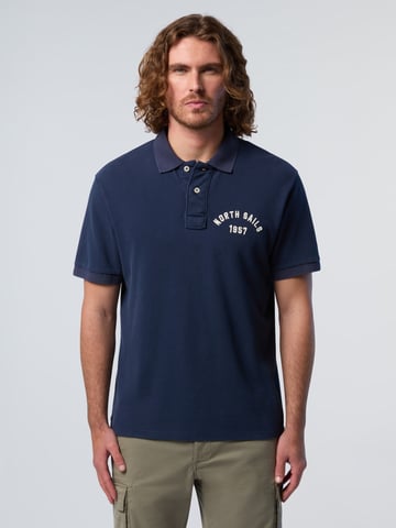 North Sails Polo overhemd Met vintage wassing