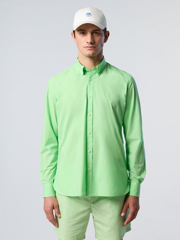 North Sails Overhemd Poplin met corozo knopen