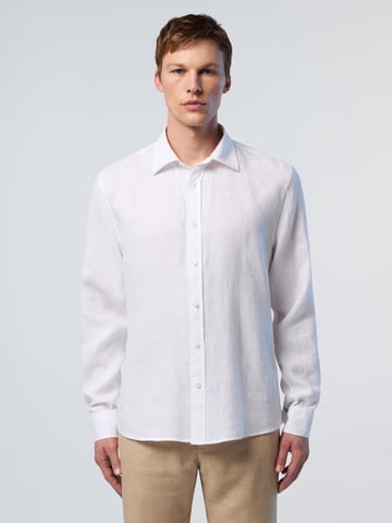 North Sails Shirt Linen with embroidered logo