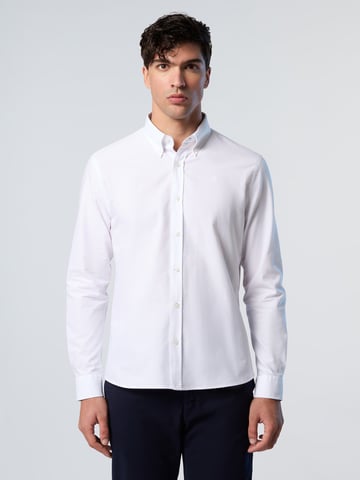 North Sails Overhemd Oxford met geborduurd logo